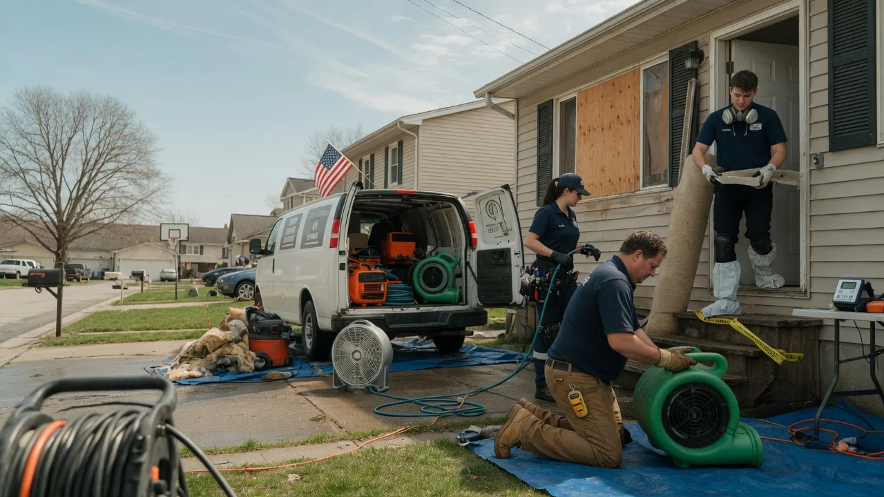 Water Damage Restoration in Tilleda, WI near me